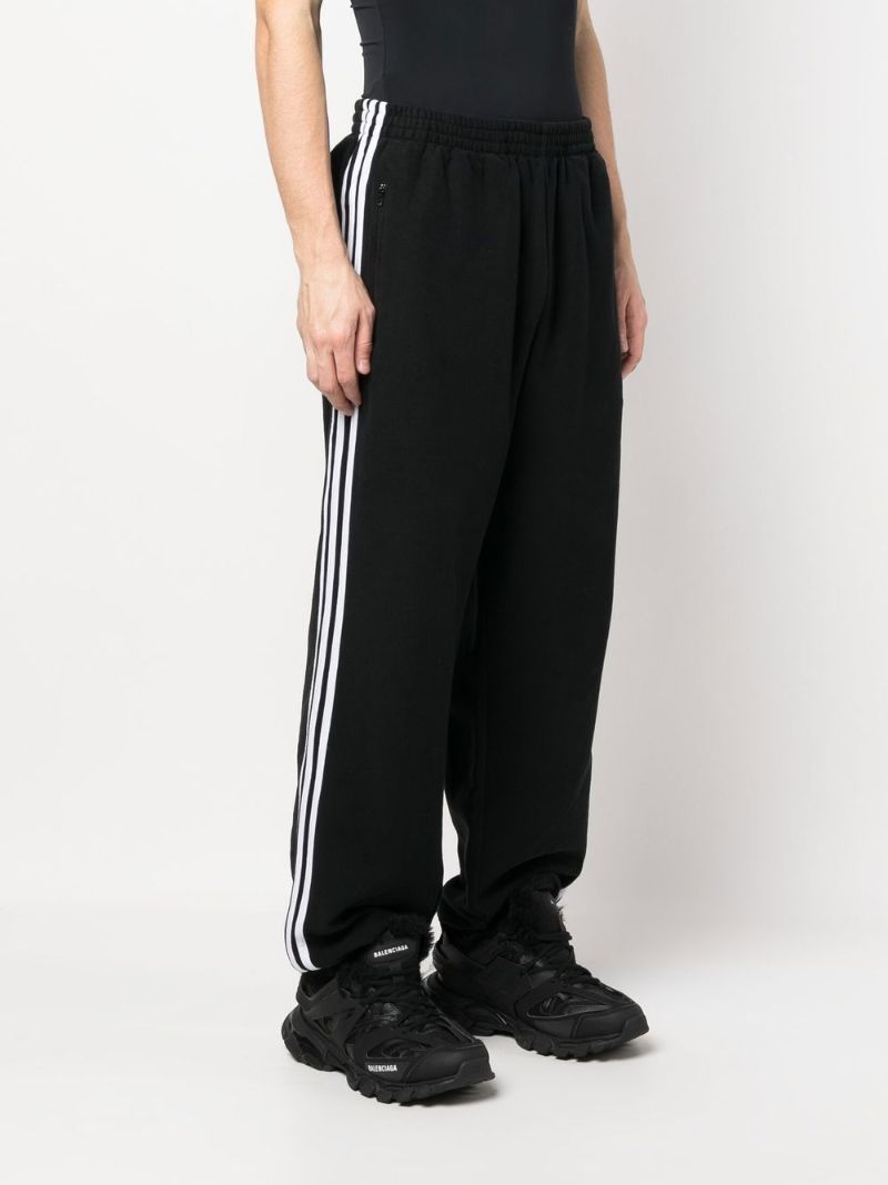 X Adidas Black Tapered Track Pants