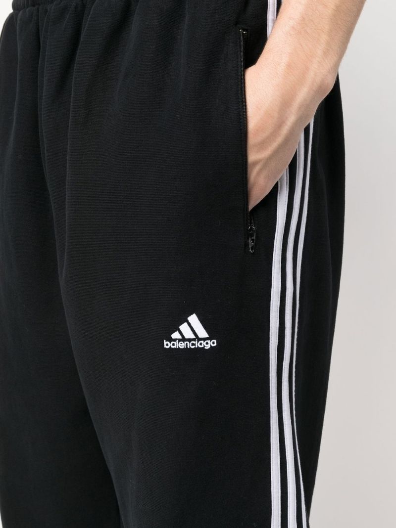 X Adidas Black Tapered Track Pants