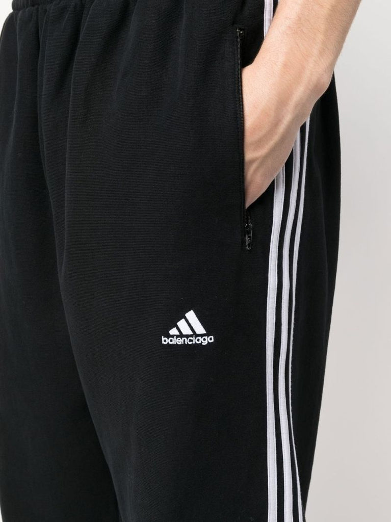 X Adidas Black Tapered Track Pants