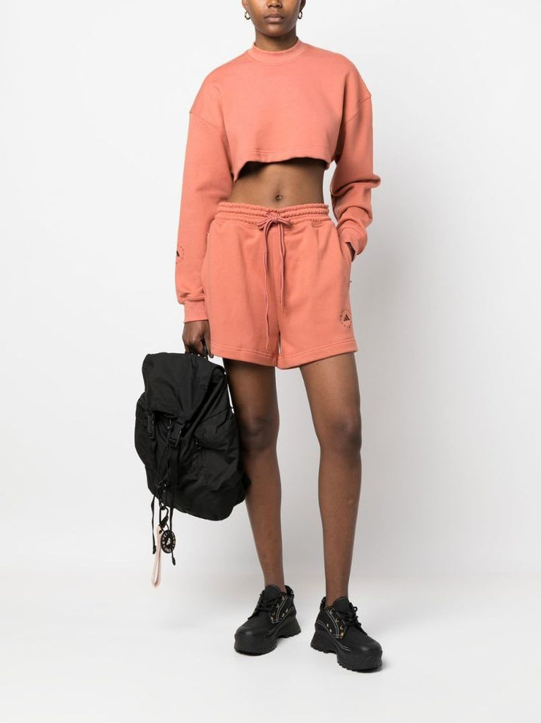 Orange Truecasuals Cotton Shorts