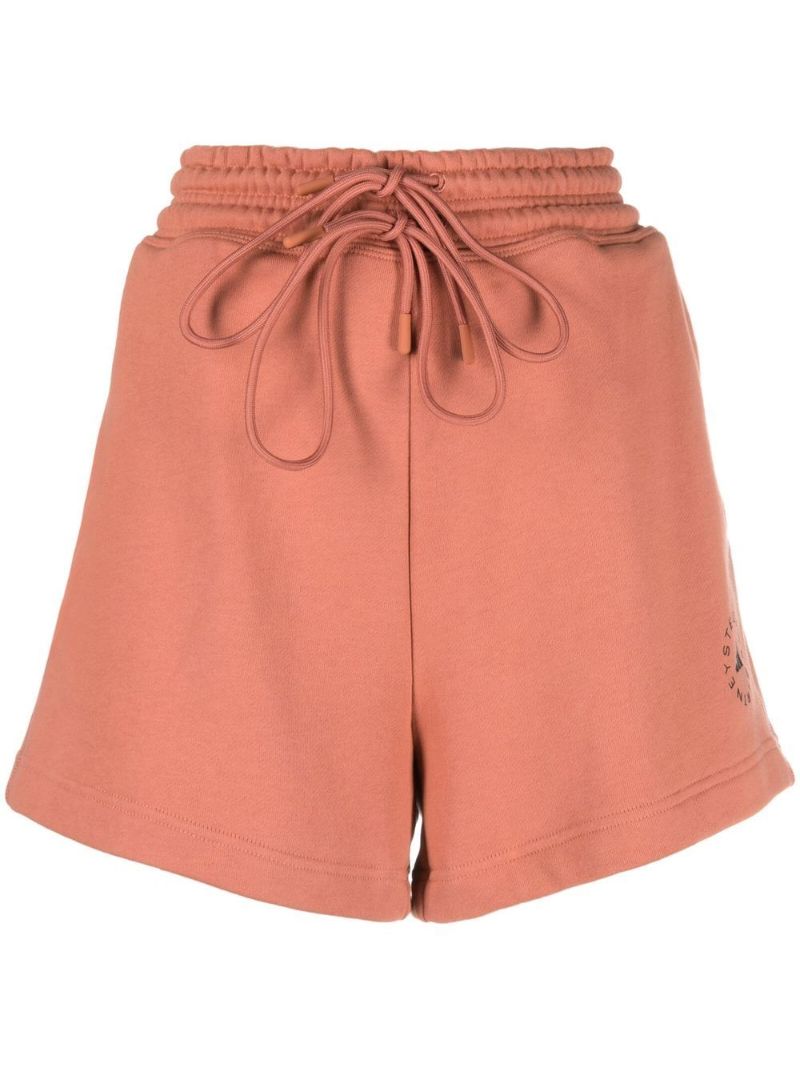 Orange Truecasuals Cotton Shorts
