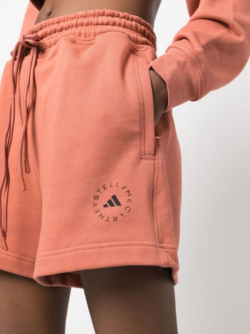 Orange Truecasuals Cotton Shorts