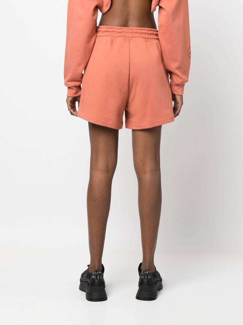 Orange Truecasuals Cotton Shorts