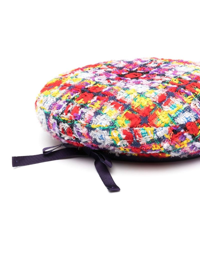 Red Checked LamÃ_x0083_Â© Tweed Beret