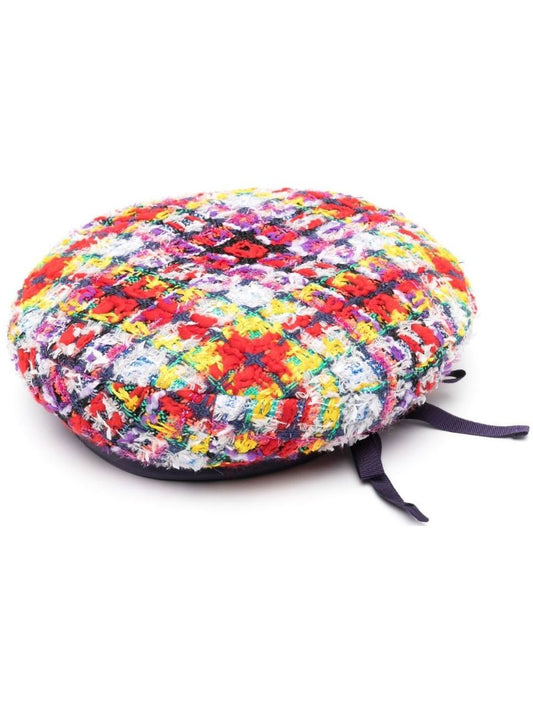 Red Checked LamÃ_x0083_Â© Tweed Beret