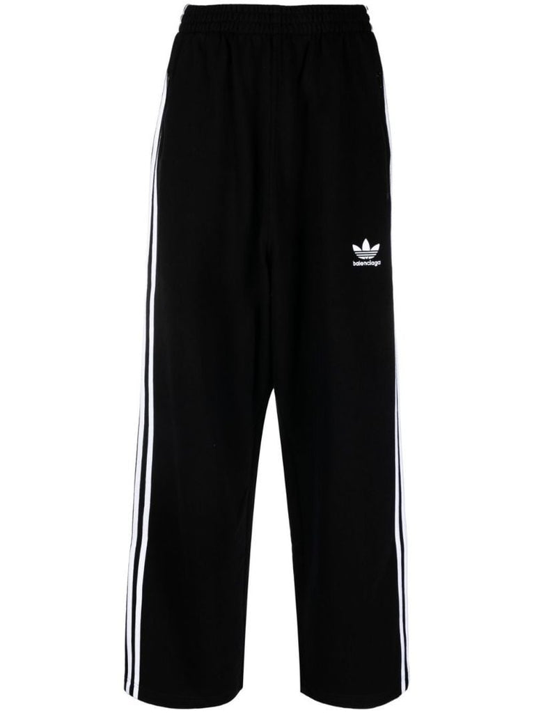 X Adidas Black Logo Track Pants