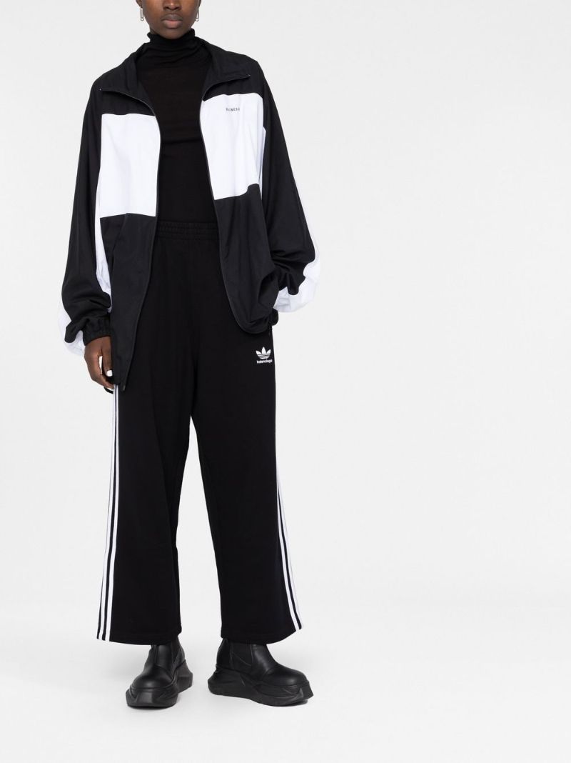 X Adidas Black Logo Track Pants