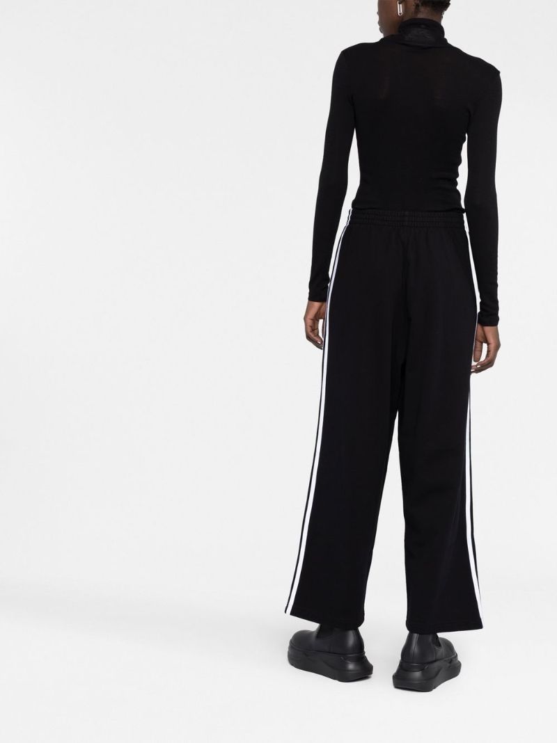 X Adidas Black Logo Track Pants