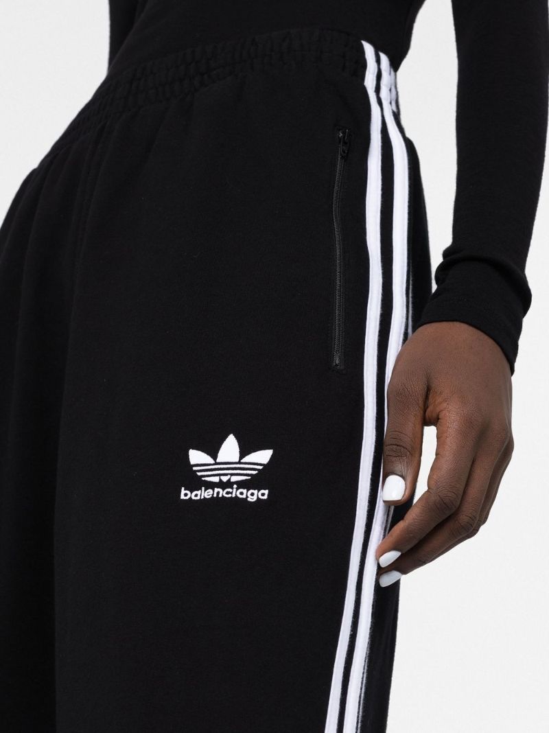 X Adidas Black Logo Track Pants