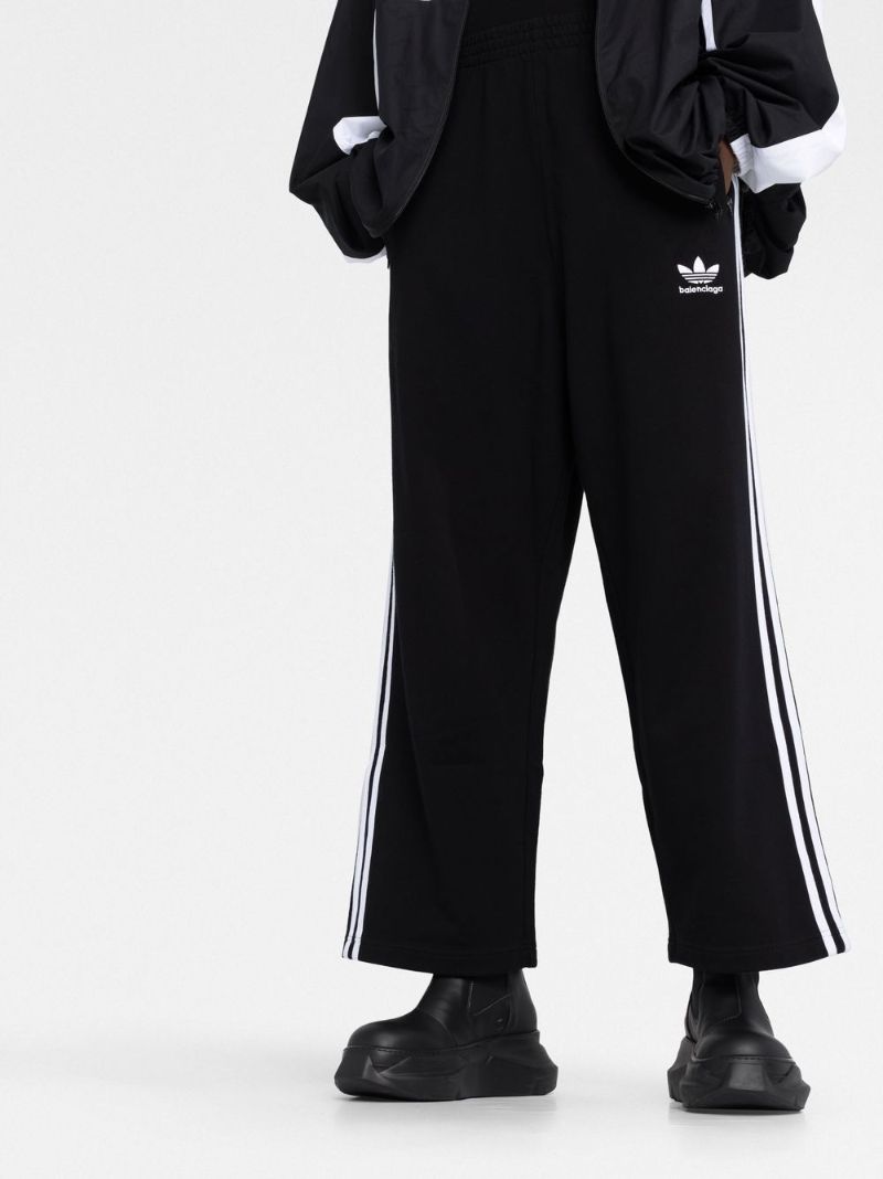X Adidas Black Logo Track Pants