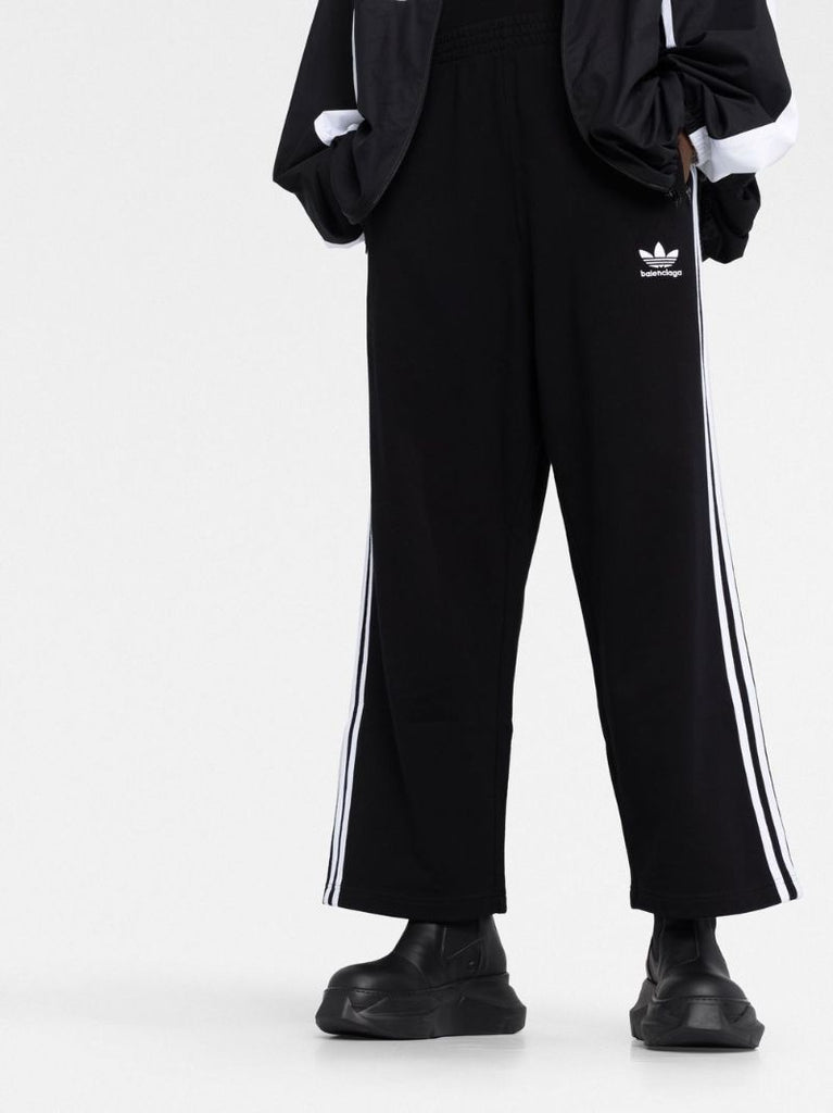 X Adidas Black Logo Track Pants