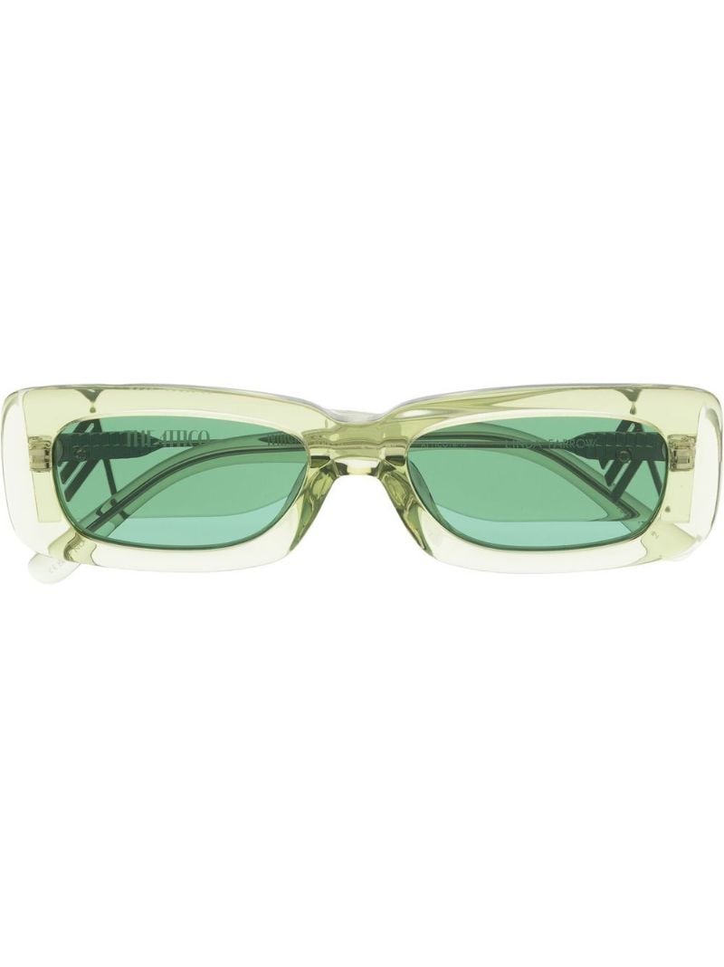 X Linda Farrow Green Marfa Sunglasses