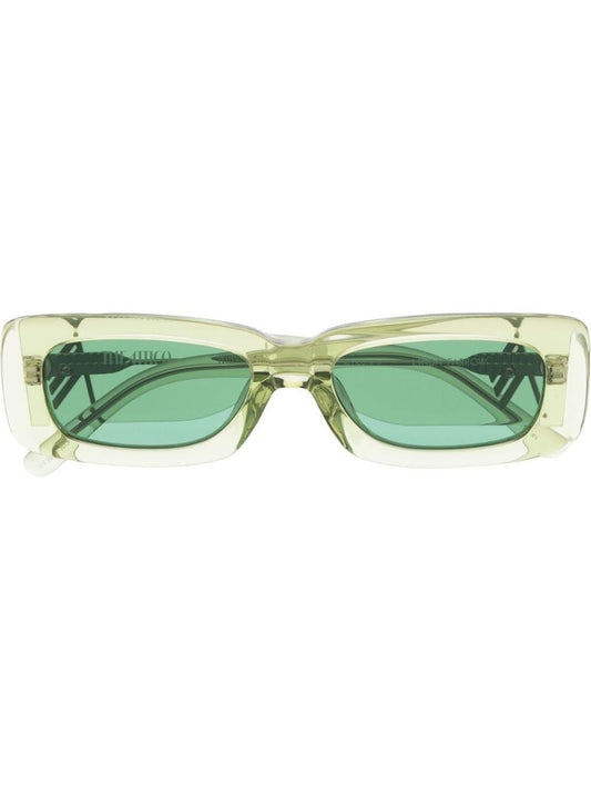 X Linda Farrow Green Marfa Sunglasses