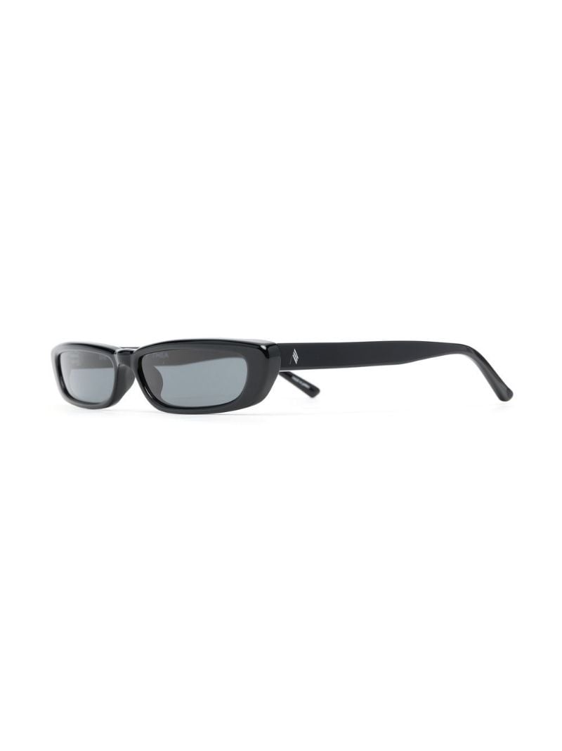 Black Thea Narrow-frame Sunglasses