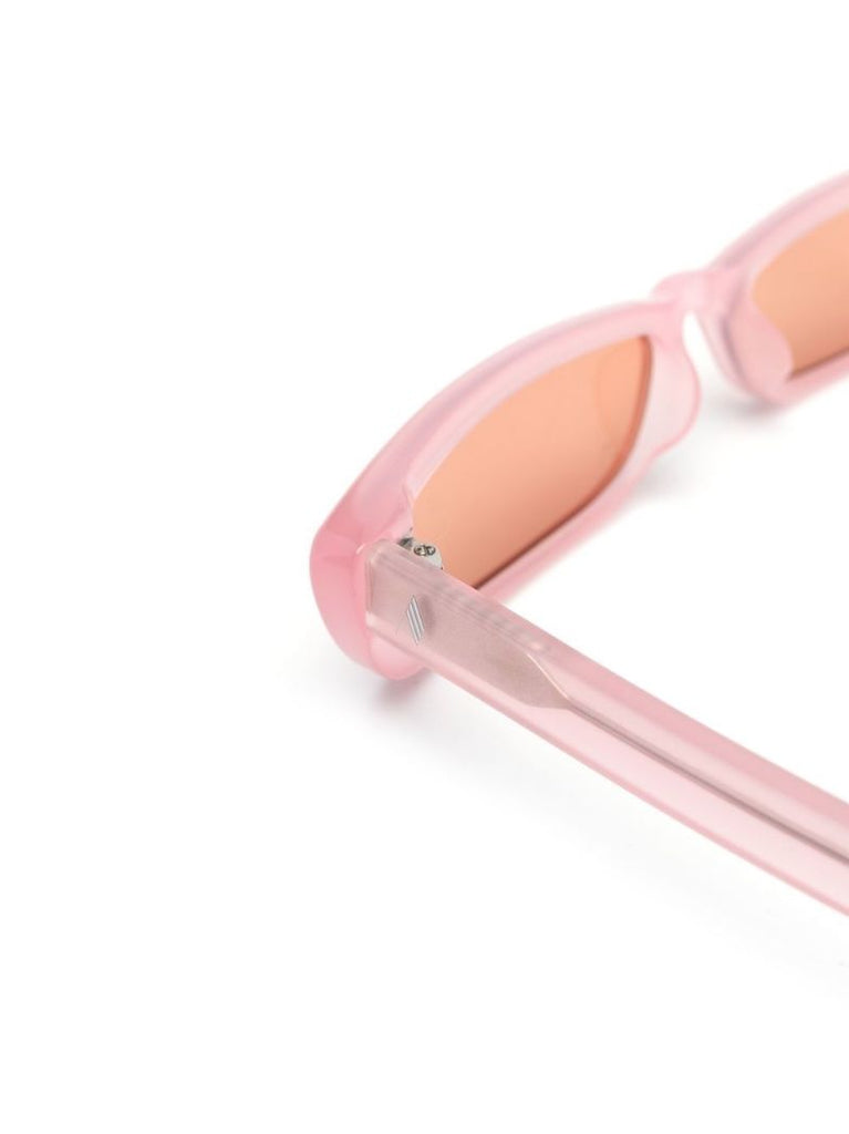 Pink Thea Narrow-frame Sunglasses