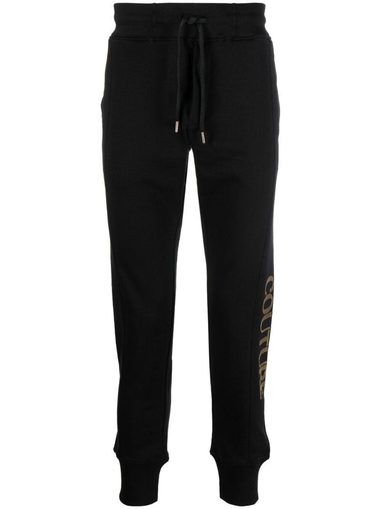 Black Logo-print Track Pants