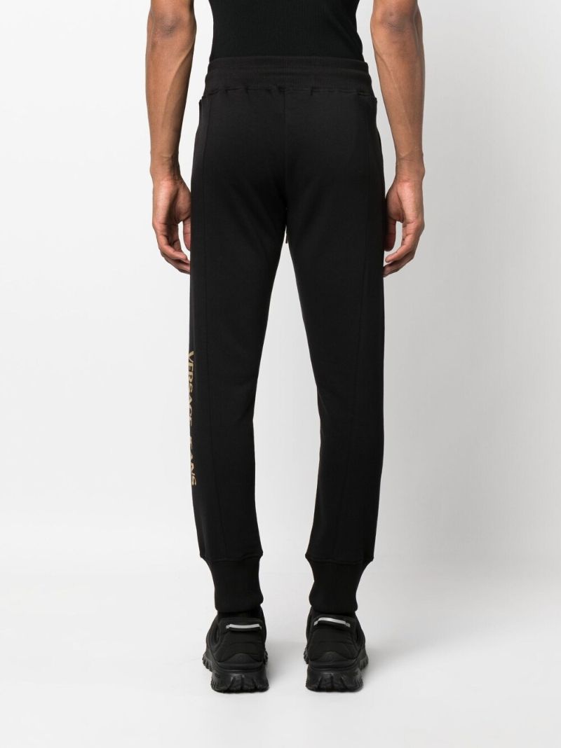 Black Logo-print Track Pants