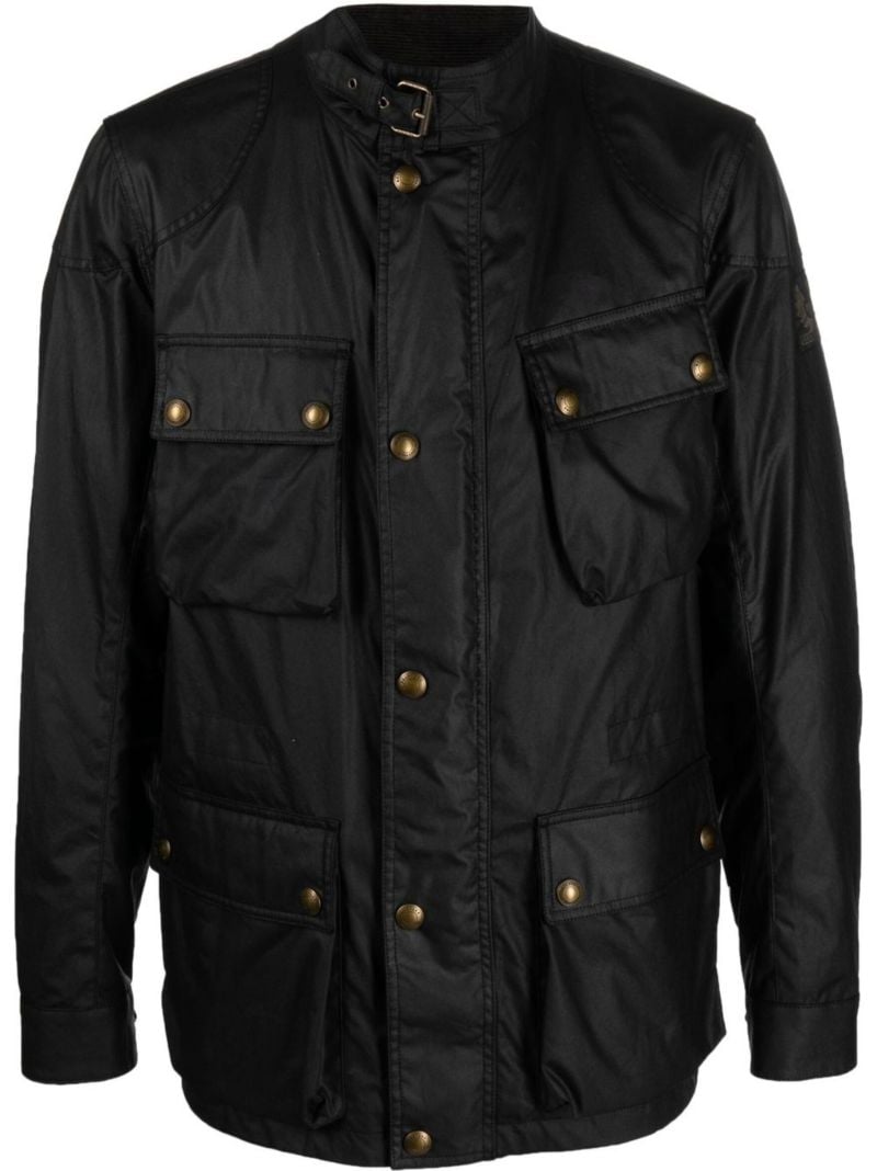 Black Fieldmaster Wax Cotton Jacket