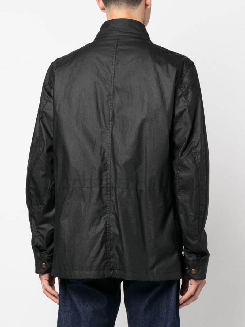 Black Fieldmaster Wax Cotton Jacket
