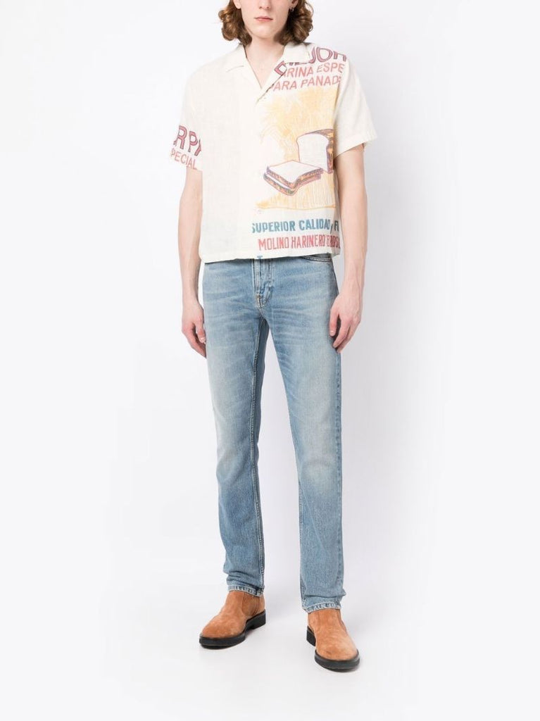 Blue Lean Dean Tapered-leg Jeans