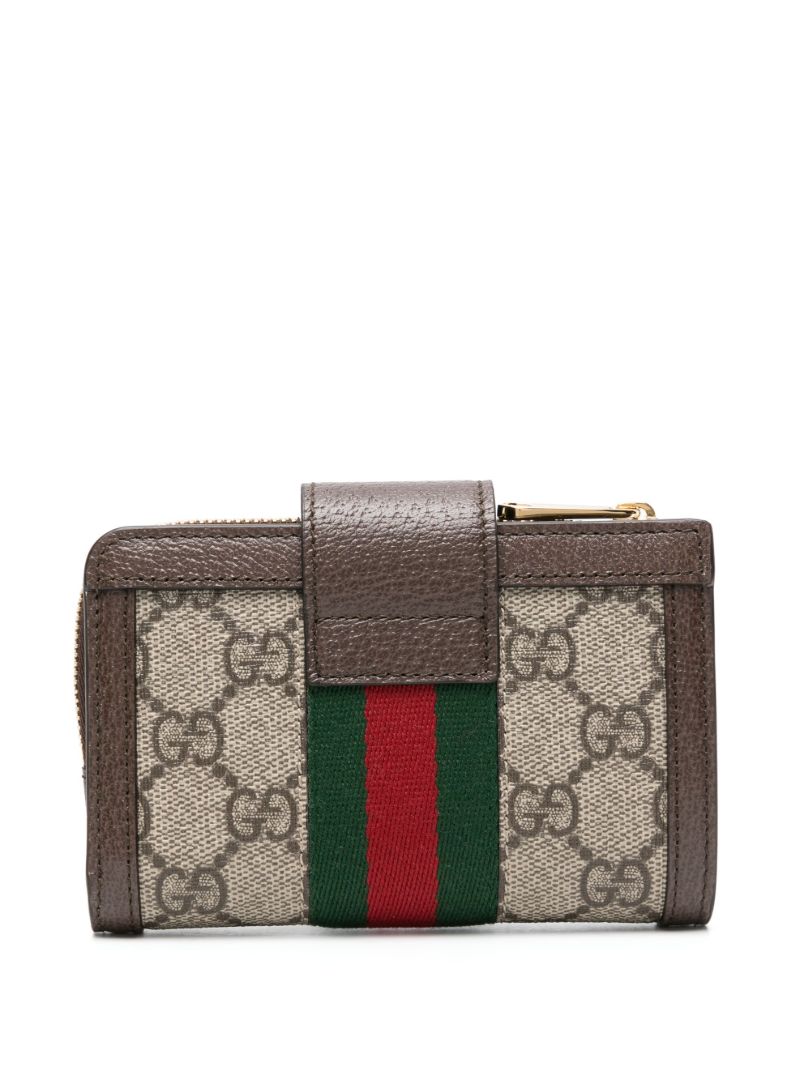 Neutral Ophidia Canvas Wallet