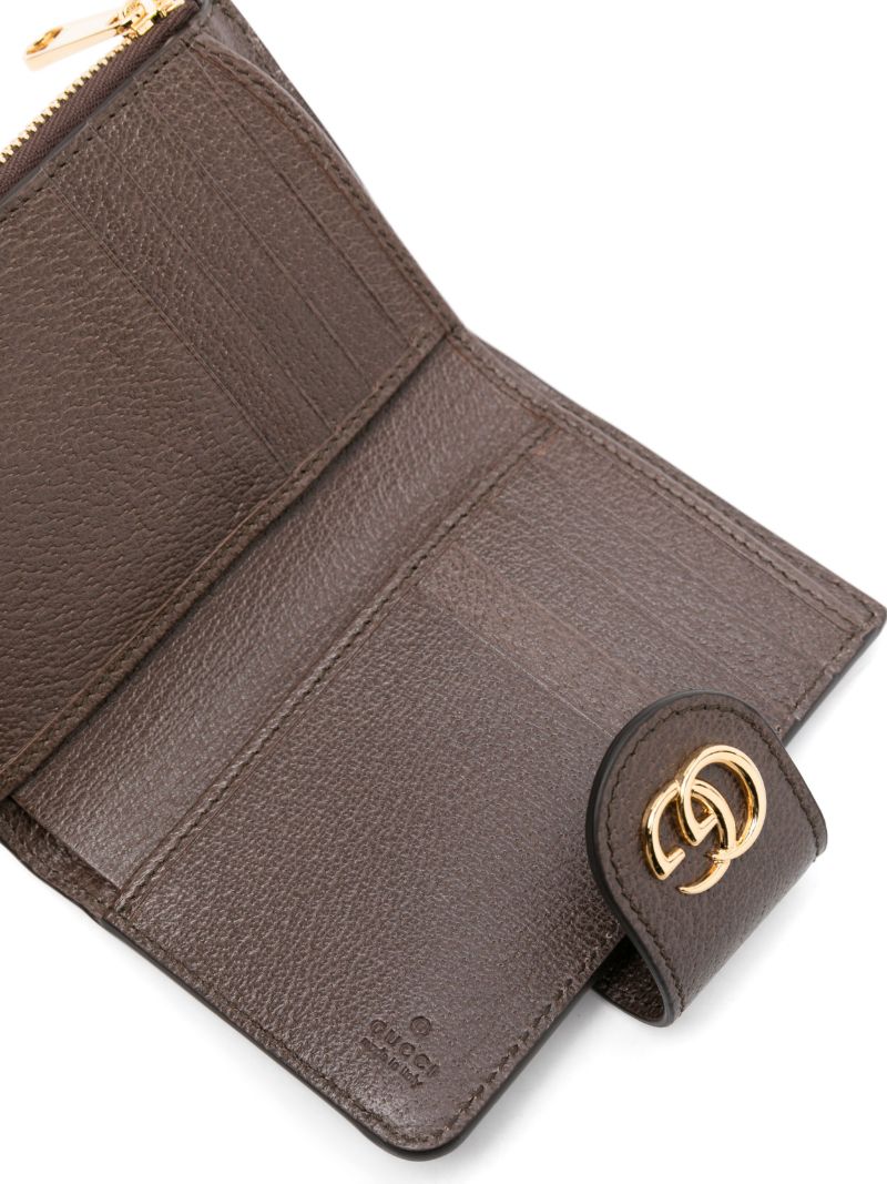 Neutral Ophidia Canvas Wallet