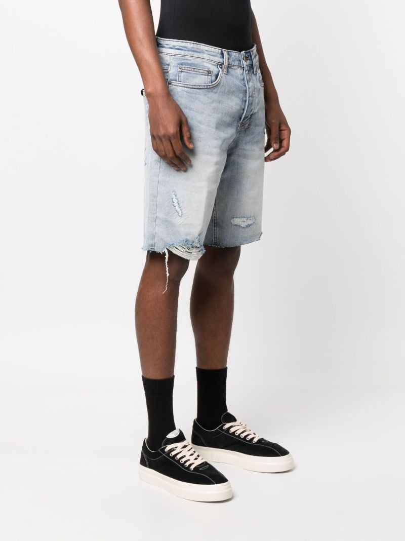 Blue Wolf Distressed Denim Shorts