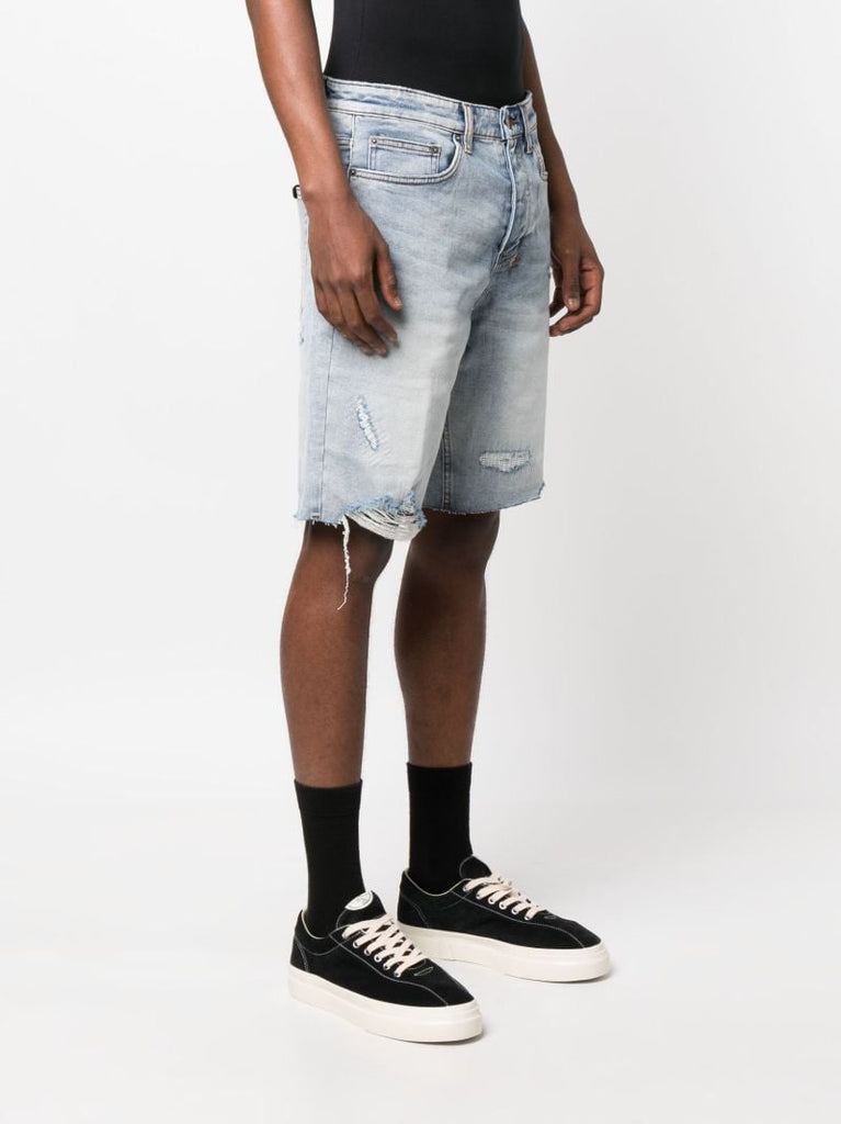 Blue Wolf Distressed Denim Shorts