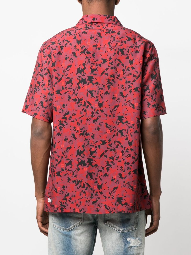 Red Digi Resort Shirt