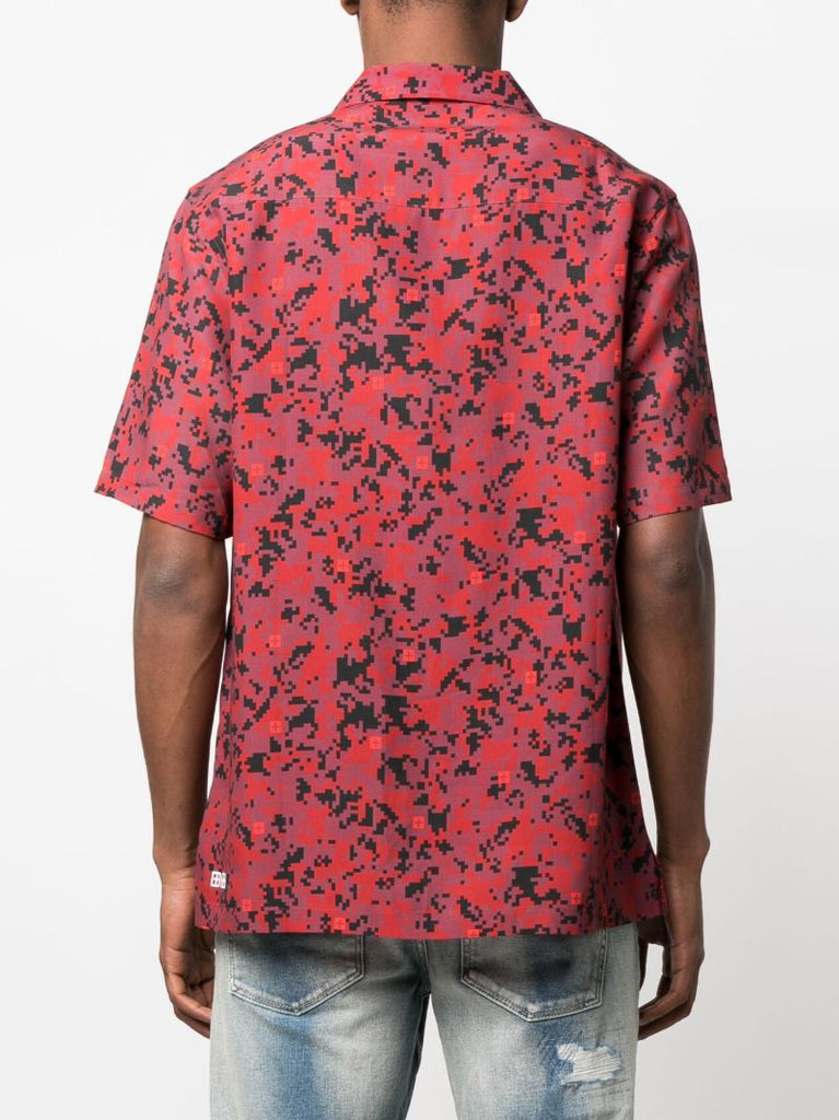 Red Digi Resort Shirt