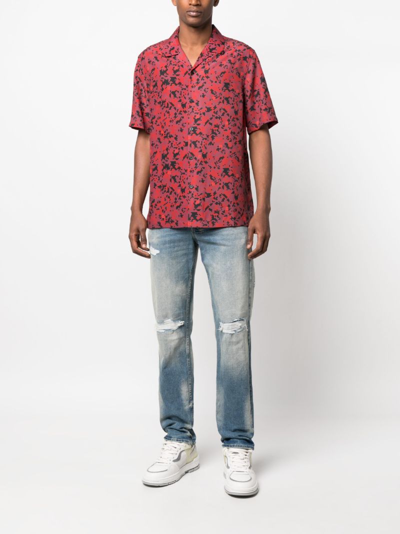 Red Digi Resort Shirt