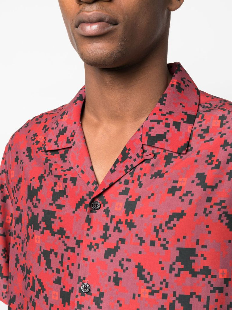Red Digi Resort Shirt