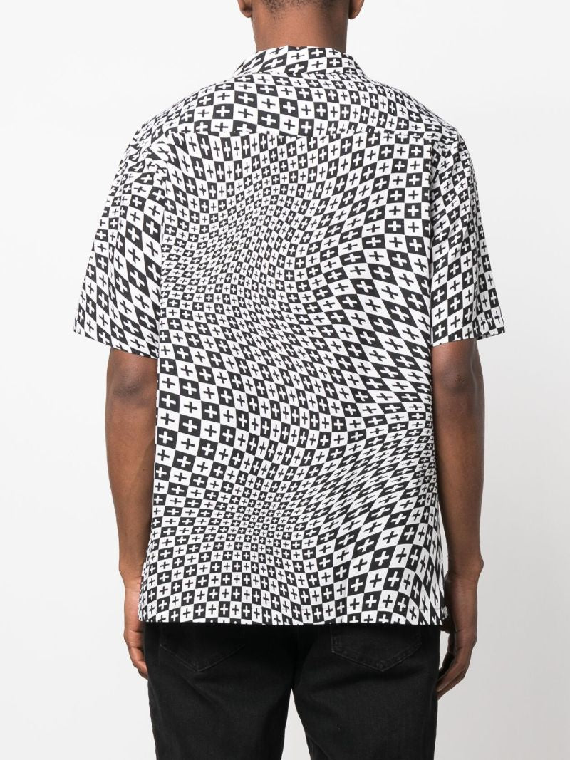 Black Check Out Resort Short Sleeve Shirt