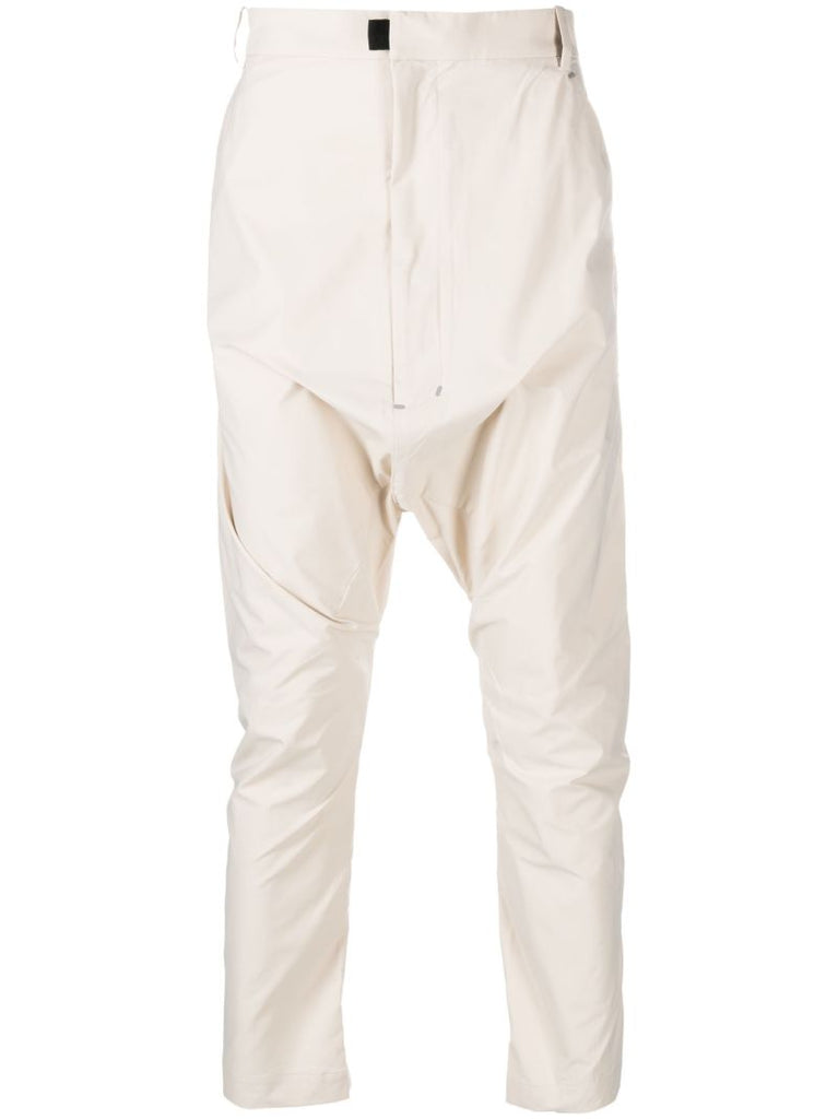 Neutral Drop-crotch Tapered Trousers