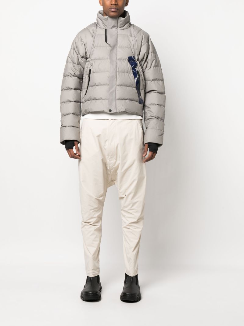 Neutral Drop-crotch Tapered Trousers