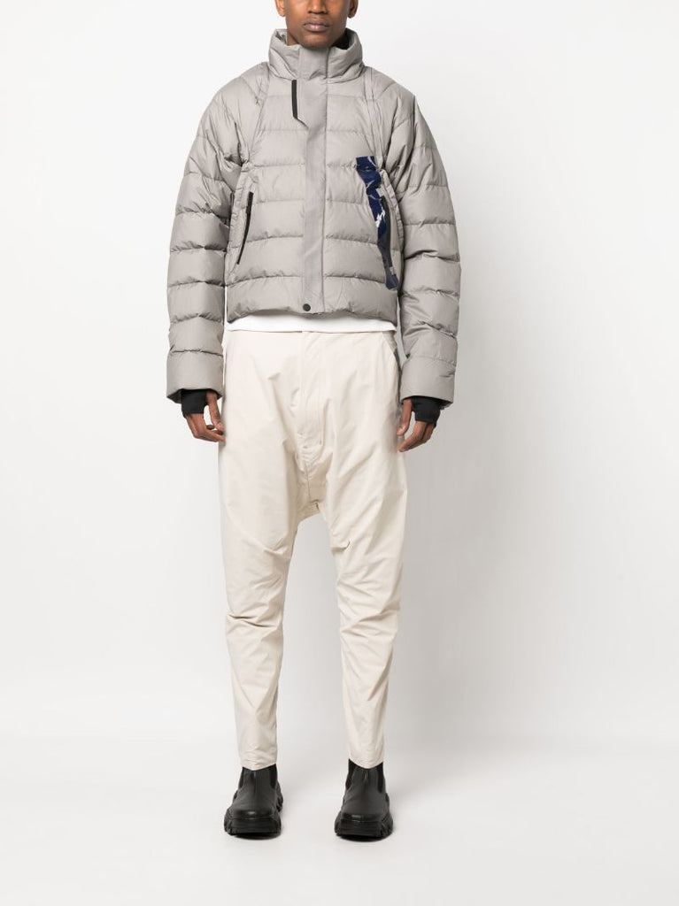 Neutral Drop-crotch Tapered Trousers