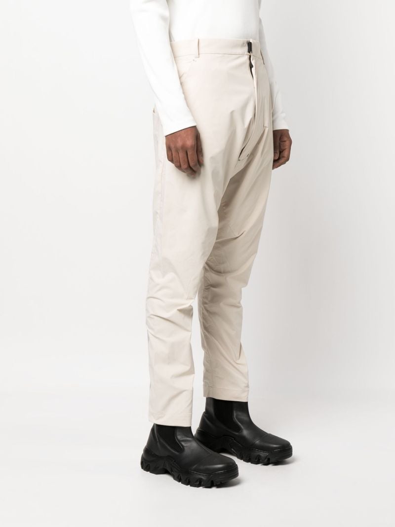 Neutral Drop-crotch Tapered Trousers