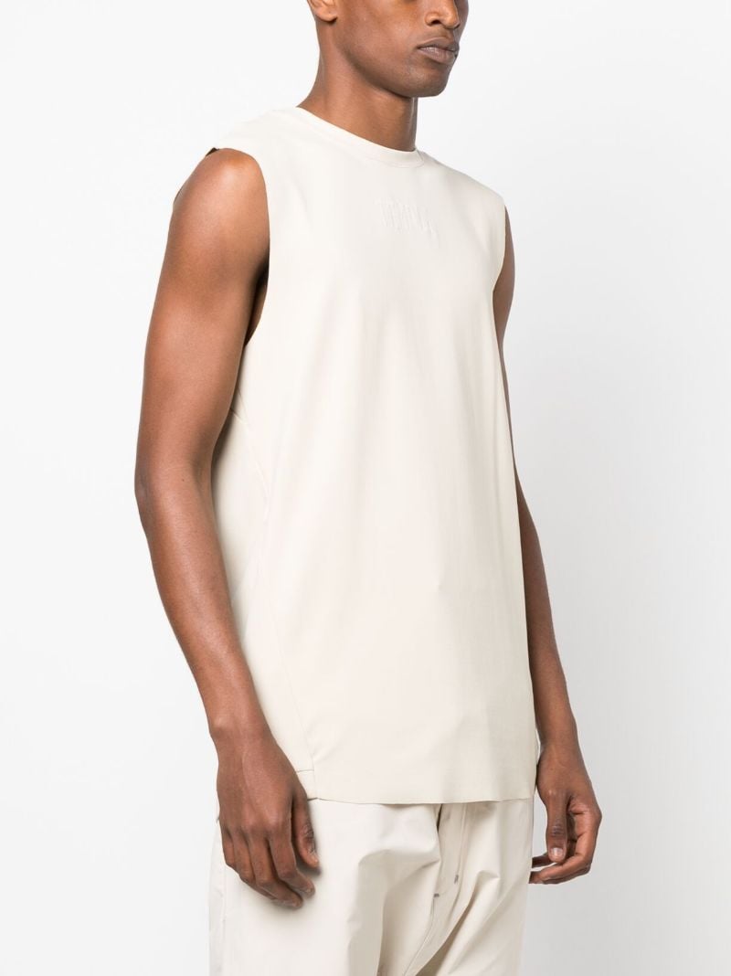 Neutral Logo Embroidered Tank Top