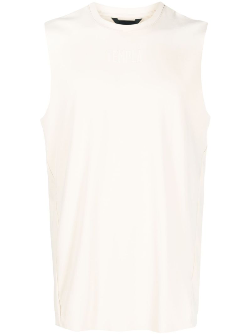 Neutral Logo Embroidered Tank Top