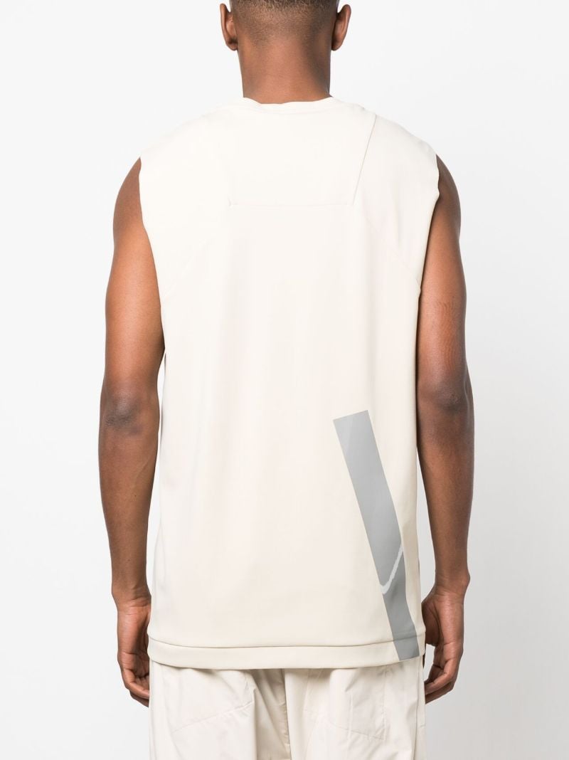 Neutral Logo Embroidered Tank Top