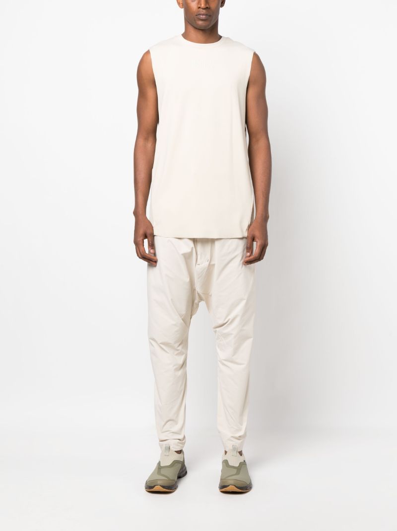 Neutral Logo Embroidered Tank Top