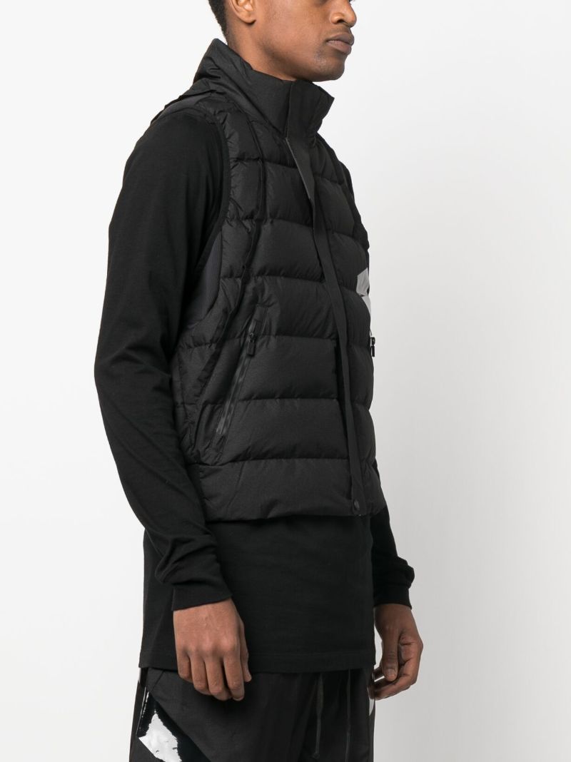 Black Padded Down Vest