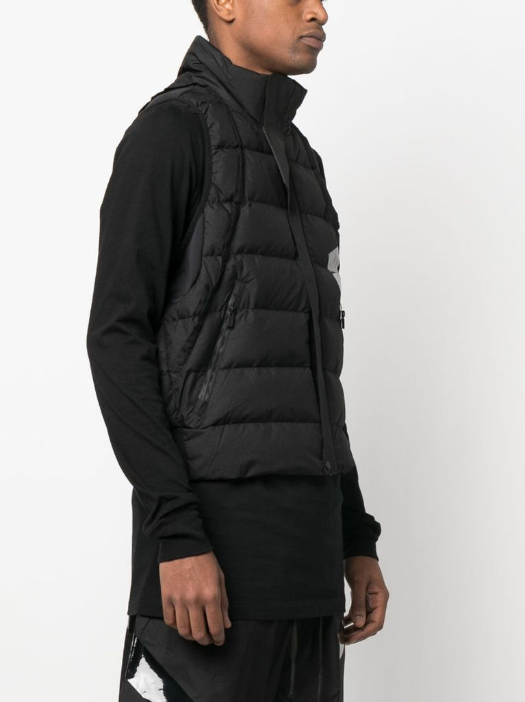 Black Padded Down Vest
