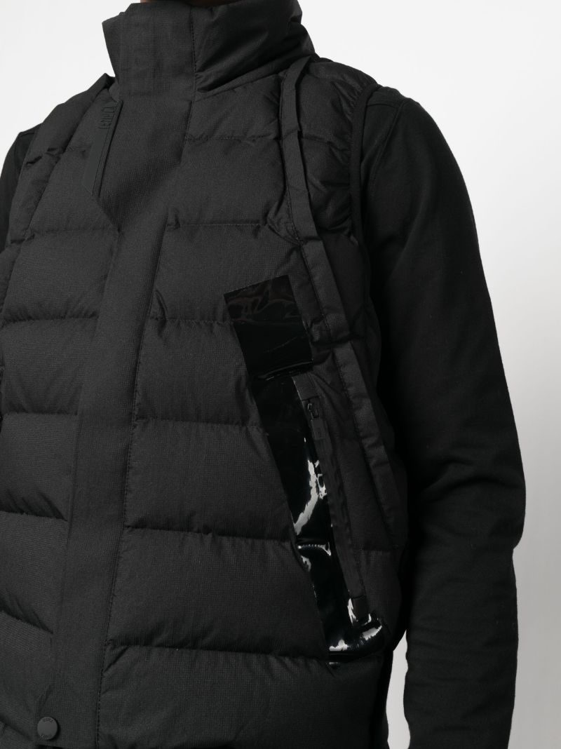 Black Padded Down Vest