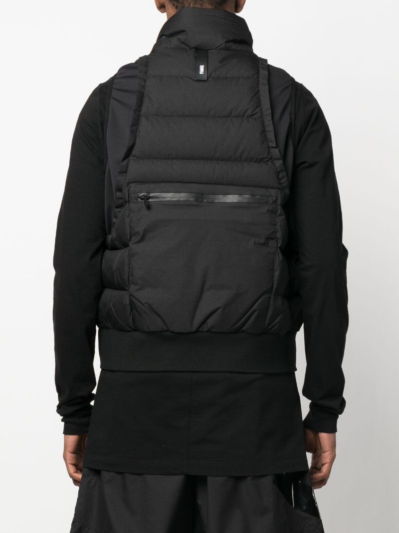 Black Padded Down Vest