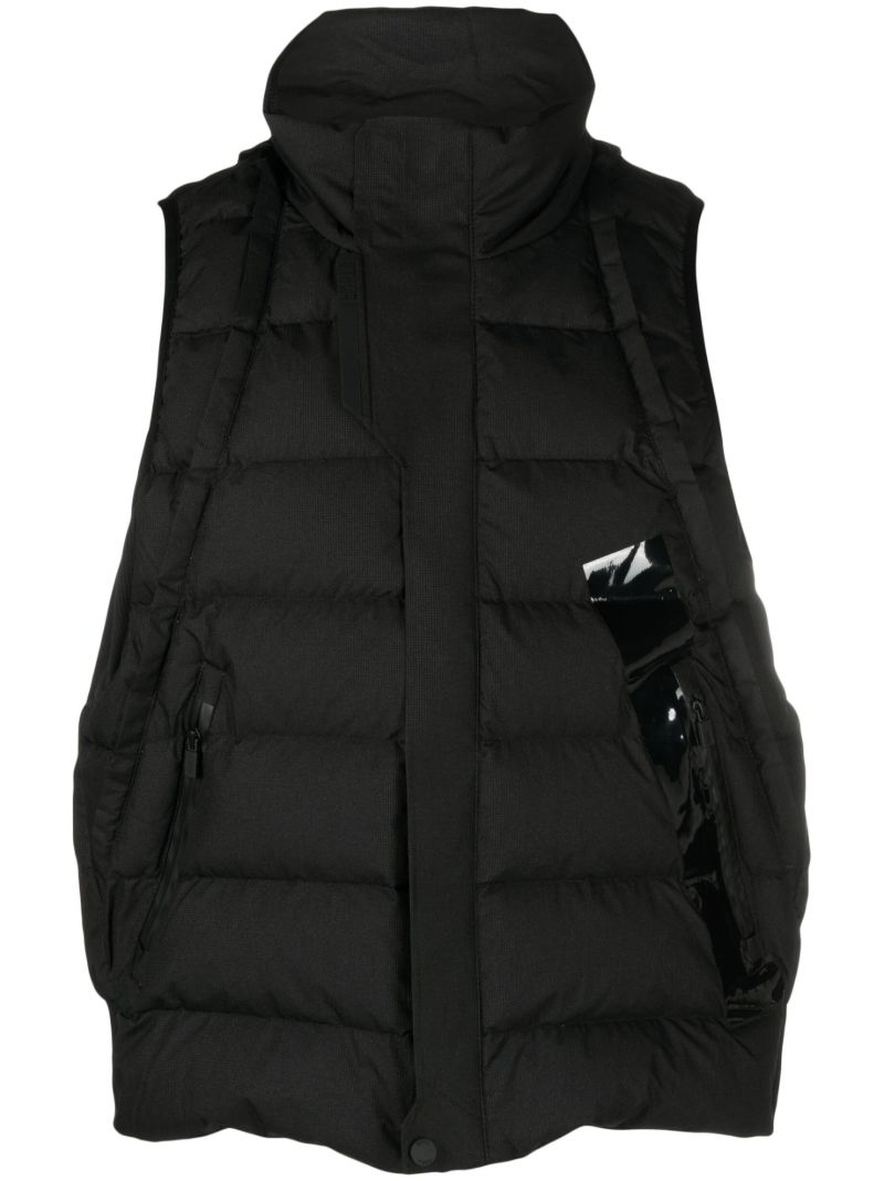 Black Padded Down Vest