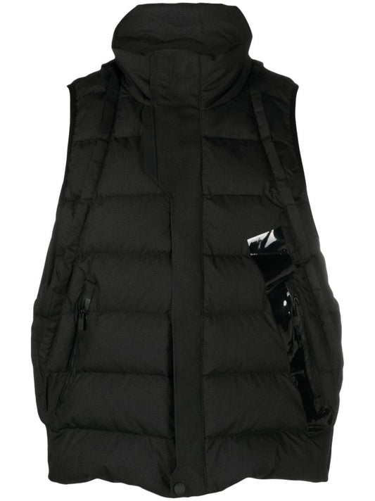 Black Padded Down Vest