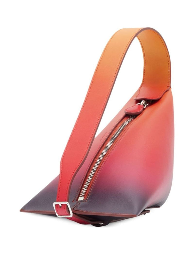 Red the One DÃ_x0083_Â©gradÃ_x0083_Â© Leather Shoulder Bag