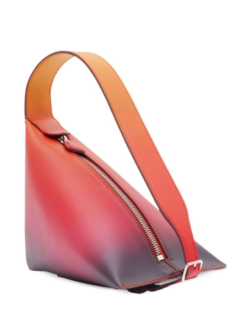 Red the One DÃ_x0083_Â©gradÃ_x0083_Â© Leather Shoulder Bag