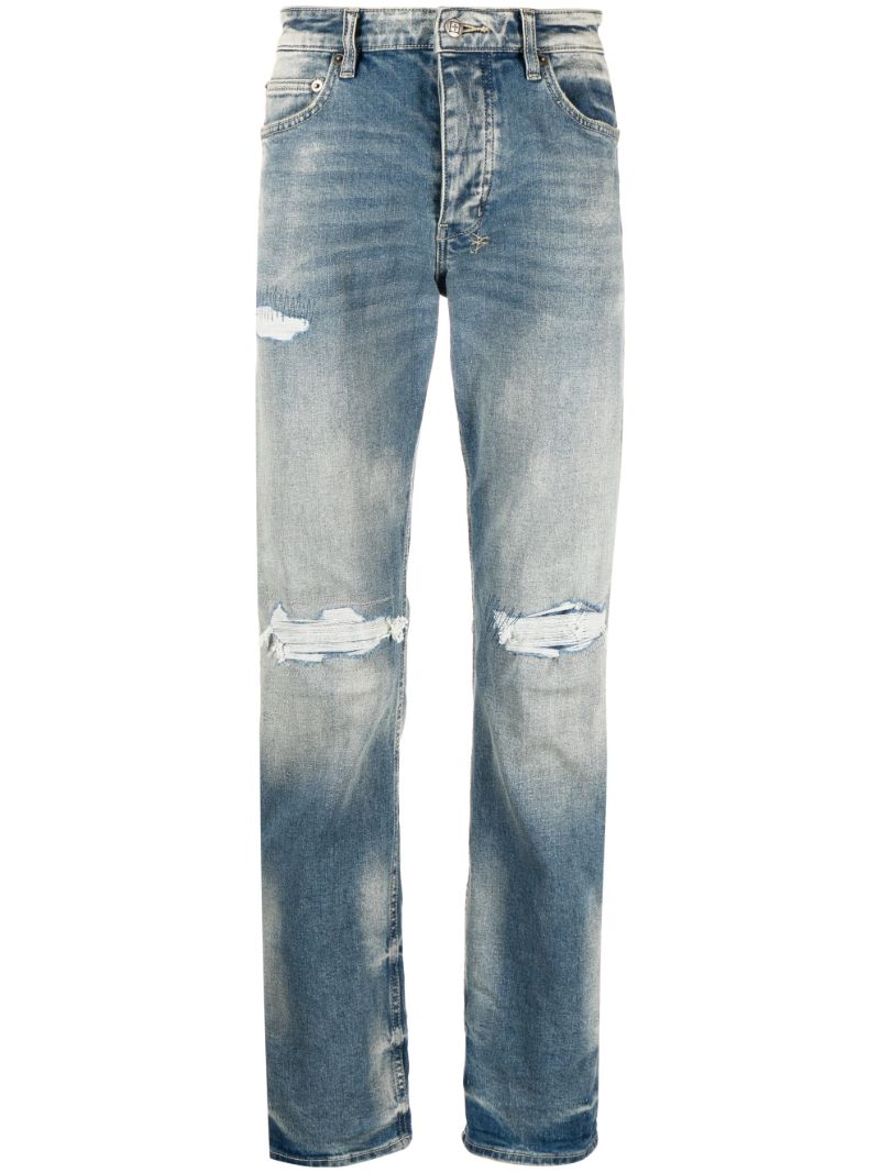 Blue Hazlow Tektonik Straight-leg Jeans